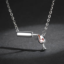 Load image into Gallery viewer, 3D Wine Bottle Necklace