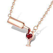 Load image into Gallery viewer, 3D Wine Bottle Necklace