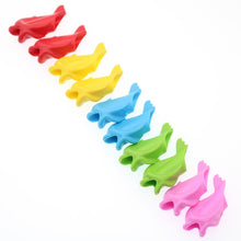 Load image into Gallery viewer, Two-Finger Pen Holder Silicone Baby Writing Tool