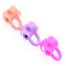 Load image into Gallery viewer, Two-Finger Pen Holder Silicone Baby Writing Tool