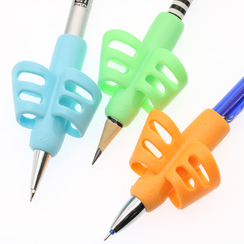 Two-Finger Pen Holder Silicone Baby Writing Tool