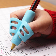 Load image into Gallery viewer, Two-Finger Pen Holder Silicone Baby Writing Tool