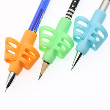 Load image into Gallery viewer, Two-Finger Pen Holder Silicone Baby Writing Tool