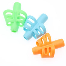 Load image into Gallery viewer, Two-Finger Pen Holder Silicone Baby Writing Tool