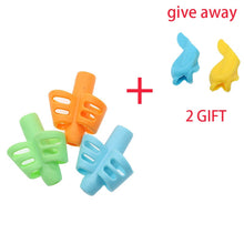 Load image into Gallery viewer, Two-Finger Pen Holder Silicone Baby Writing Tool