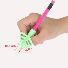 Load image into Gallery viewer, Two-Finger Pen Holder Silicone Baby Writing Tool